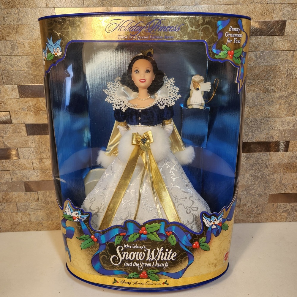 Mattel Disney Holiday Princess Snow White Doll 1998 Special Edition 19898 New